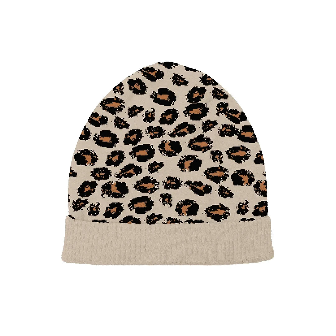 Sand Dune Leopard Beanie