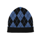 Midnight Sapphire Argyle Beanie