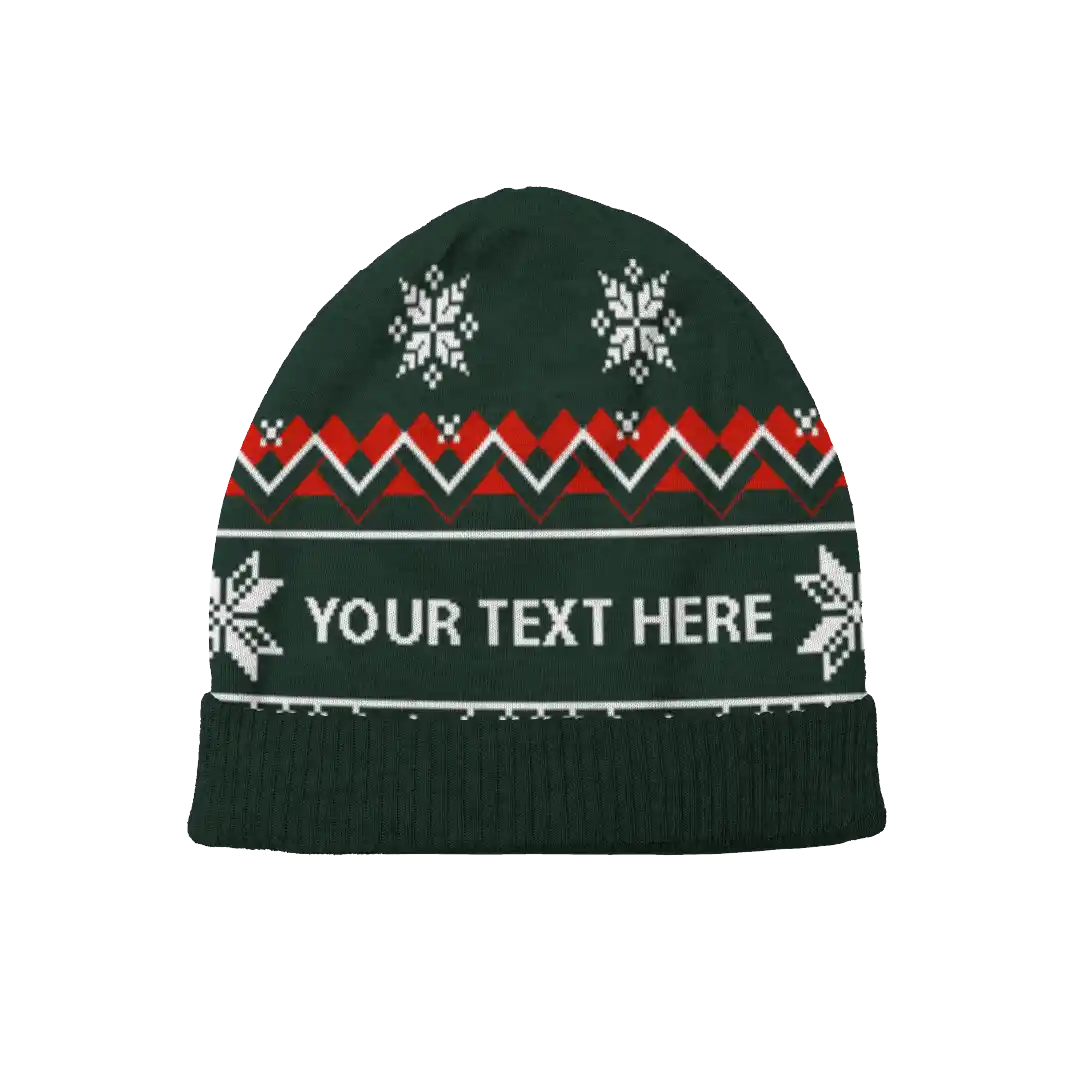 Alpine Pine Christmas Beanie