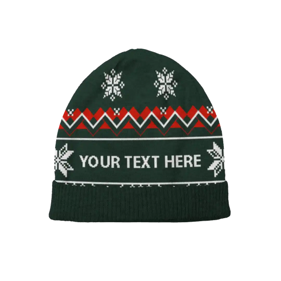 Alpine Pine Christmas Beanie