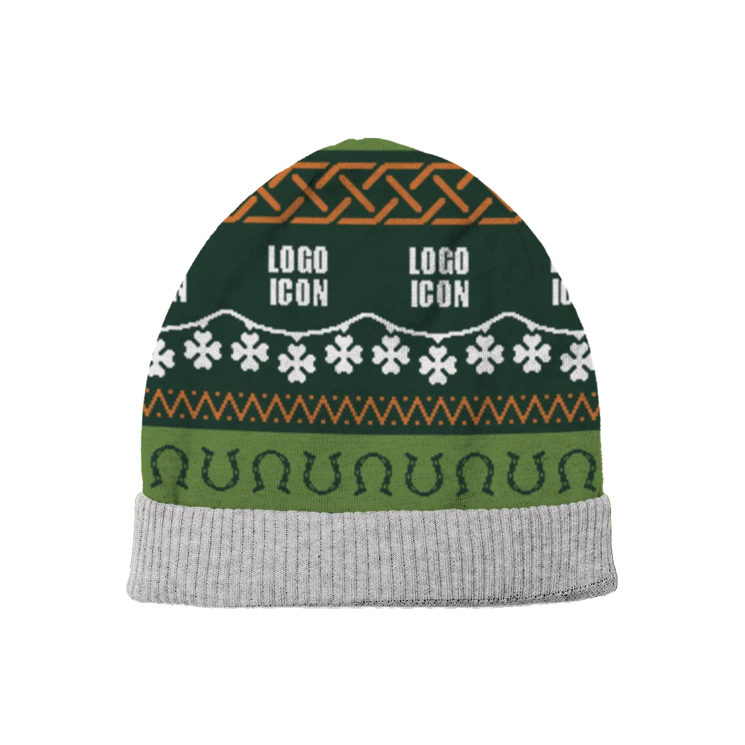 Emerald Blend Patter St. Patrick's Beanie