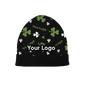 Lucky Clover St. Patrick's Pattern Beanie