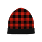 Red Black Plaid Beanie