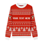 Merry Christmas Ya Filthy Animal Custom Knit Pullover Sweater