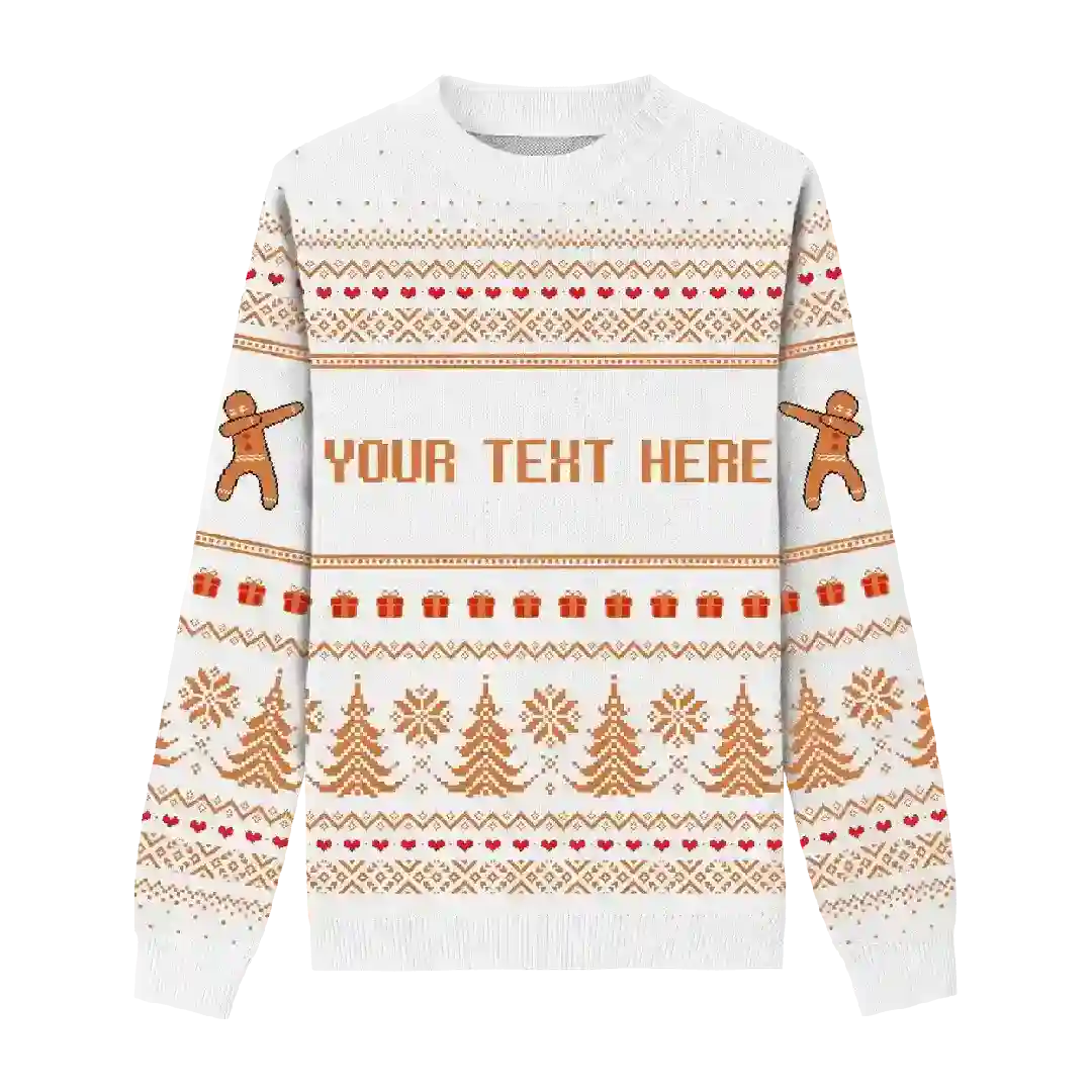 Let's Get Baked Custom Knit Pullover Sweater