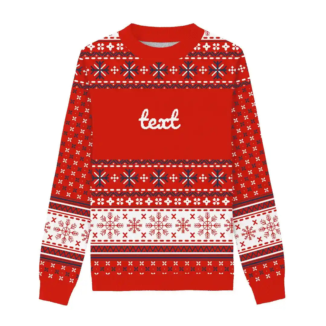 Santa Says Custom Knit Pullover Sweater