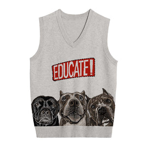VELVET HIPPOS V-neck Vest