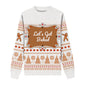 Let's Get Baked Custom Knit Pullover Sweater