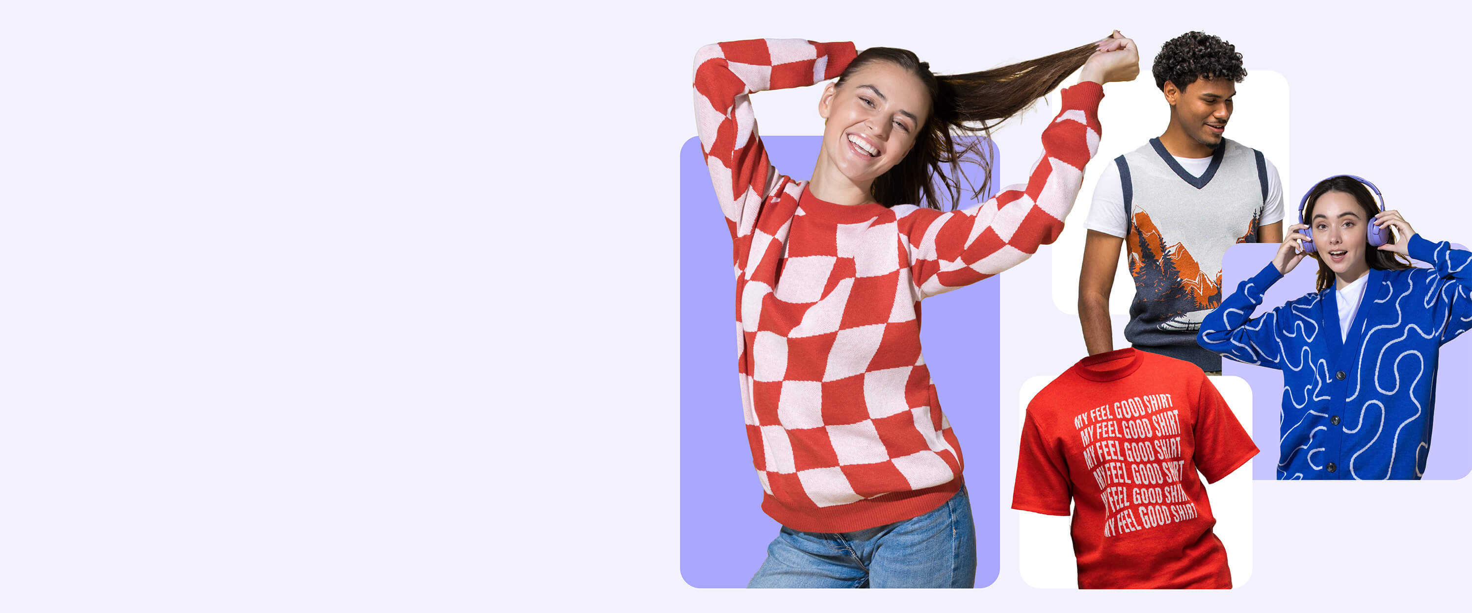 Custom knit sweaters: All knit, no print