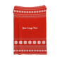 Crimson Snowflakes Christmas Blanket