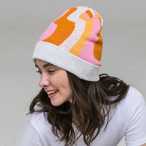 Custom knitted beanie