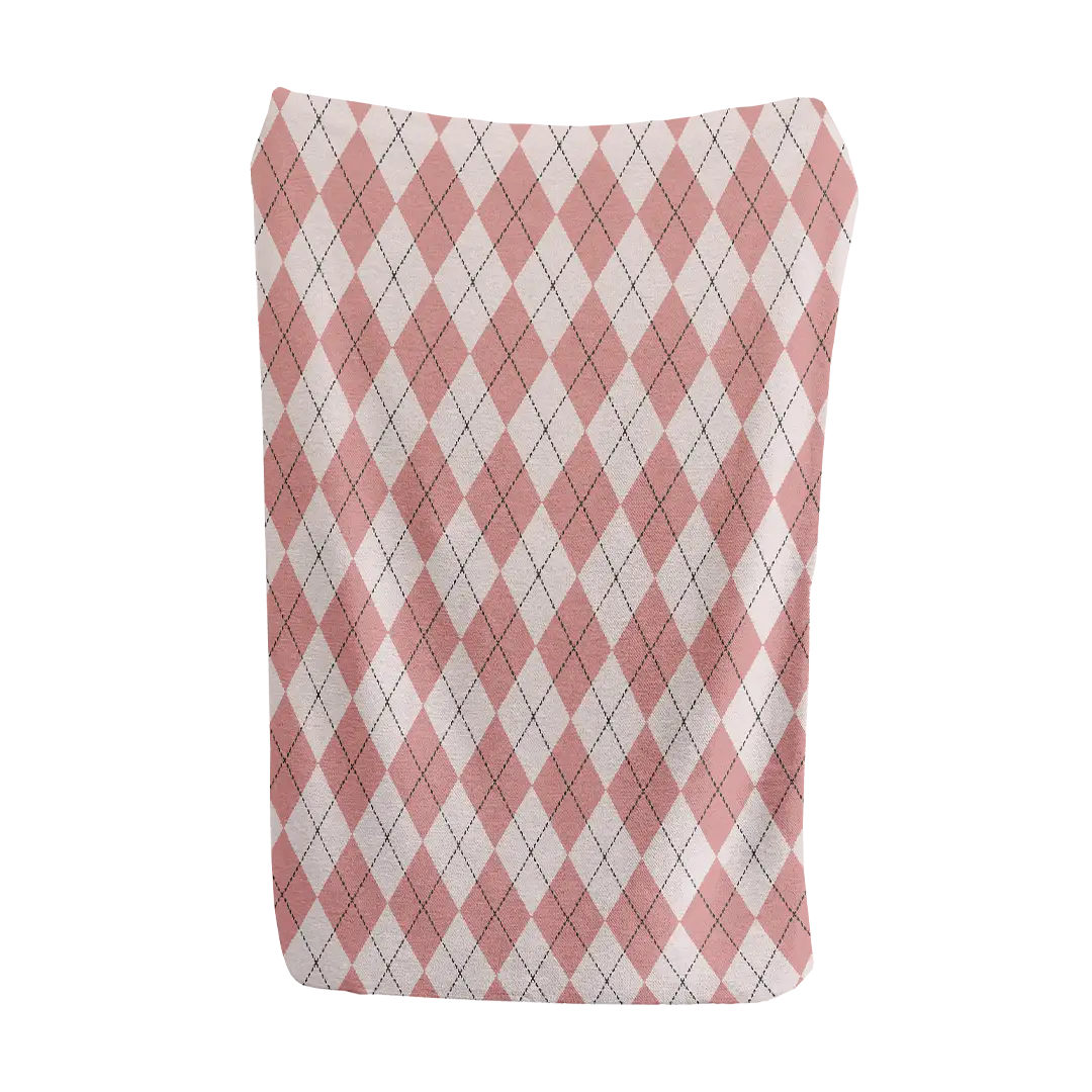 Roseveil Argyle Blanket