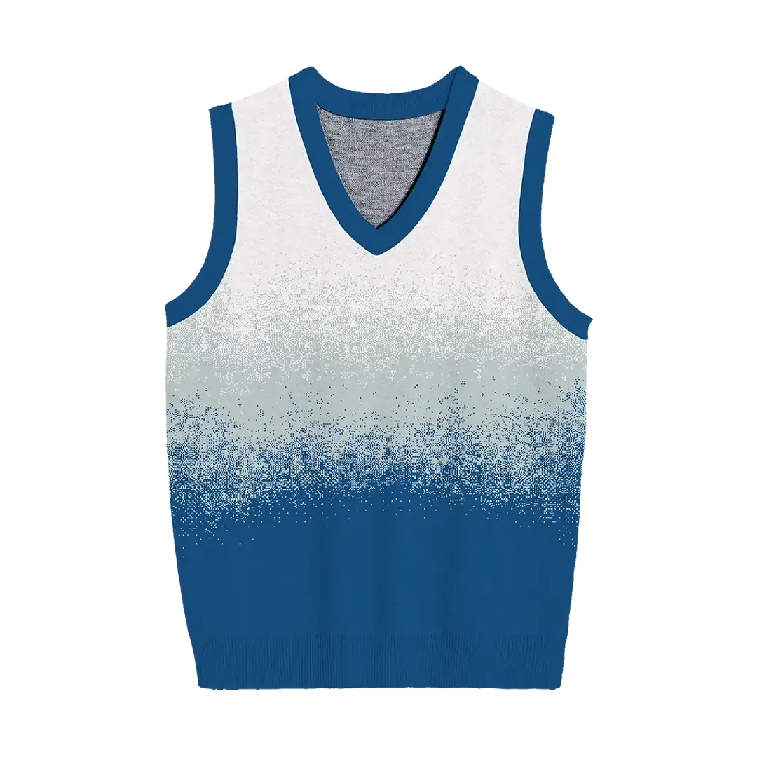 Unisex Ombre V-Neck Vest