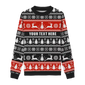 Midnight Noel Pattern Christmas Sweater