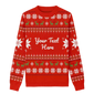 What I Want for Christmas Custom Knit Pullover Sweater