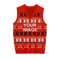 Ribbon & Snowflake Christmas Vest