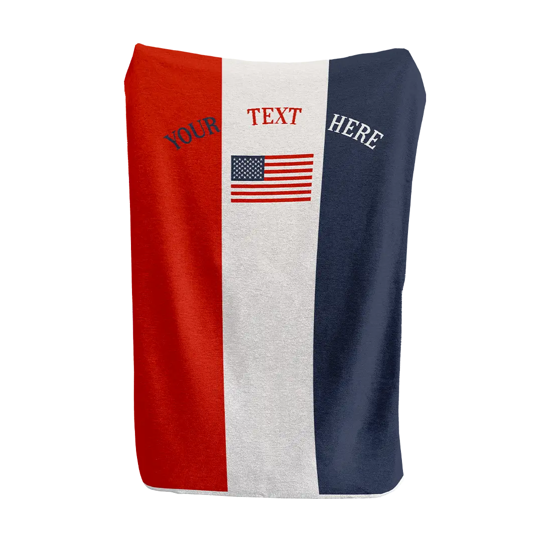 Patriot Wave Flag Blanket