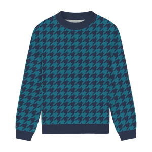 Relax Fit Crewneck Houndstooth No. 3