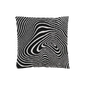 Noir Spiral Swirl Pillow Case
