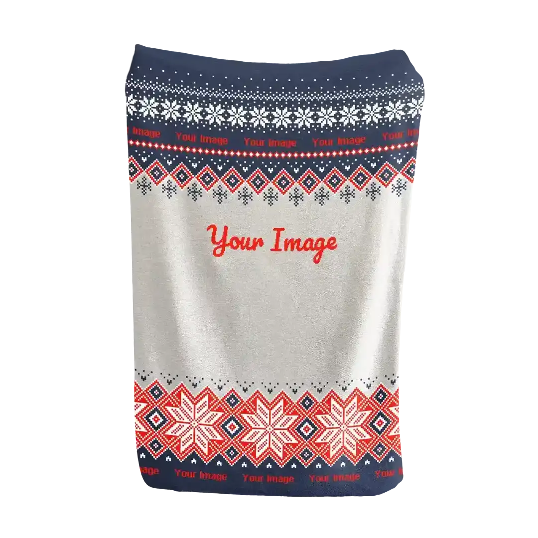 Arctic Flake Stars Christmas Blanket