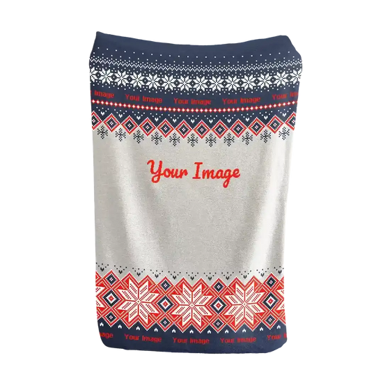 Arctic Flake Stars Christmas Blanket