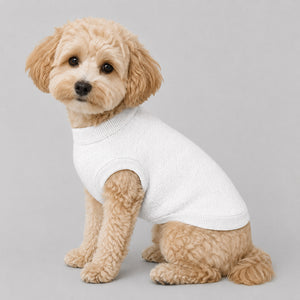 Custom knitted dog sweater
