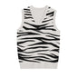 Monochrome Tiger Sweater Vest