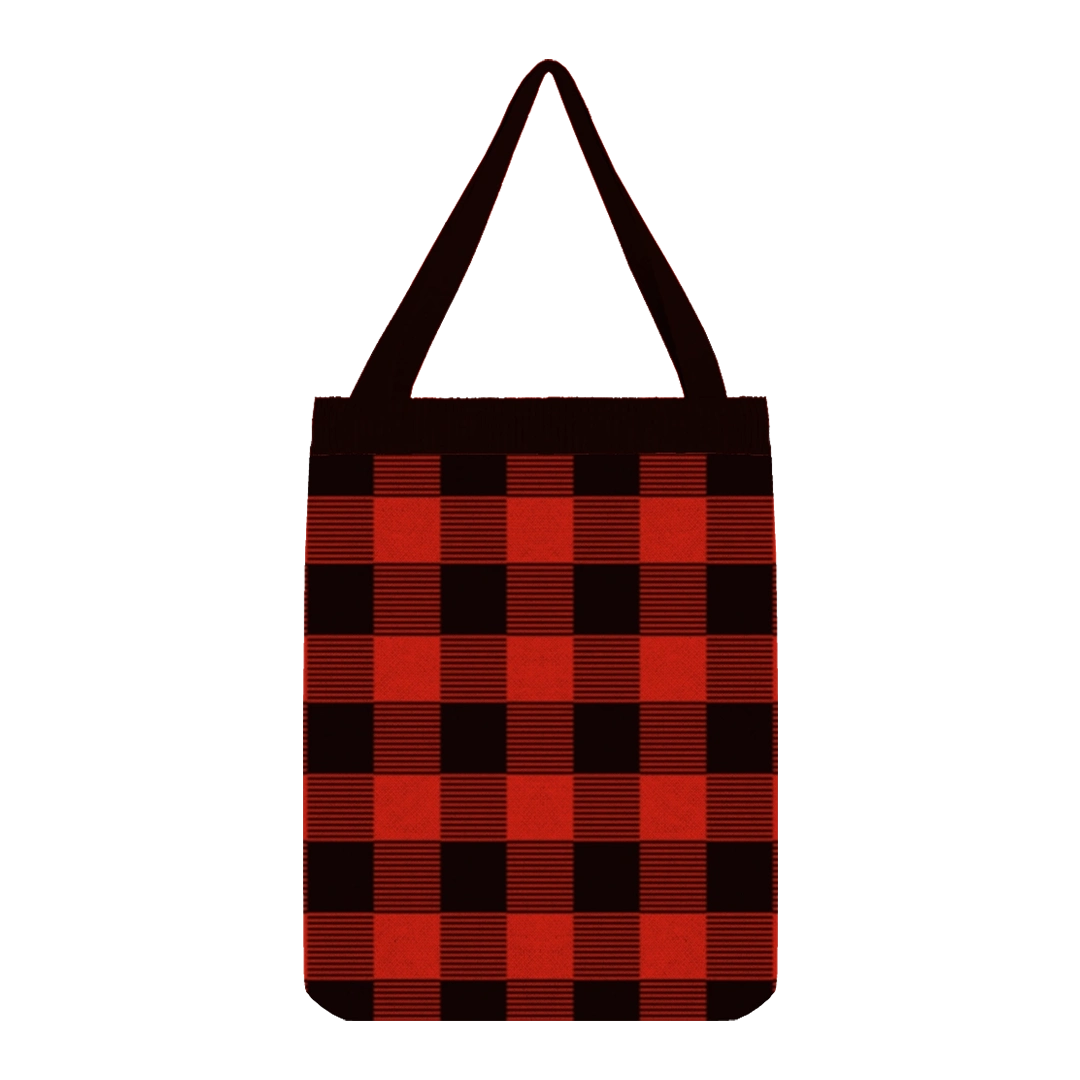 Emberfield Plaid Tote Bag