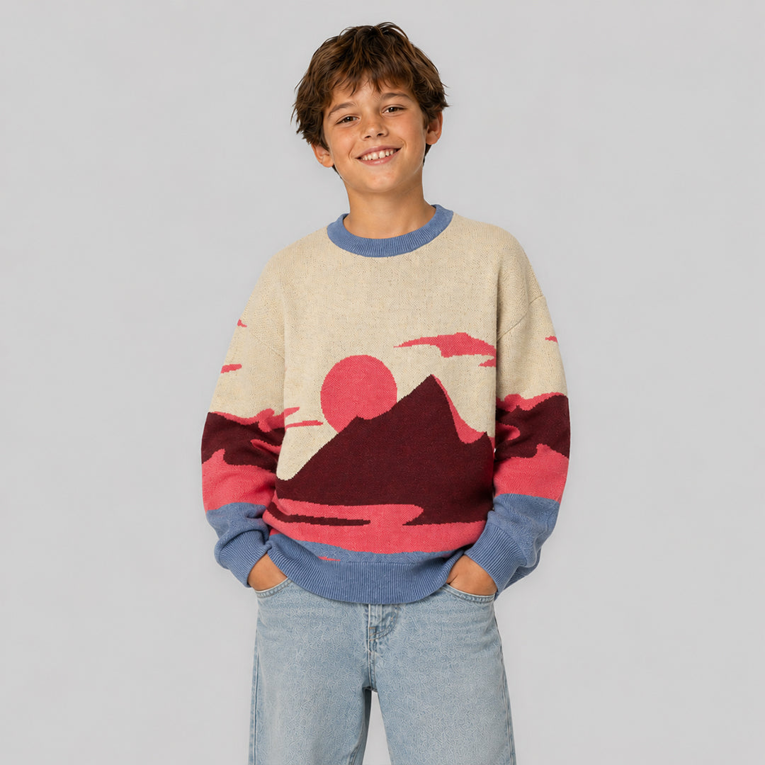 Kids Crewneck Sweater Relaxed Fit