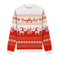 Reindeer Jacquard Custom Knit Pullover Sweater