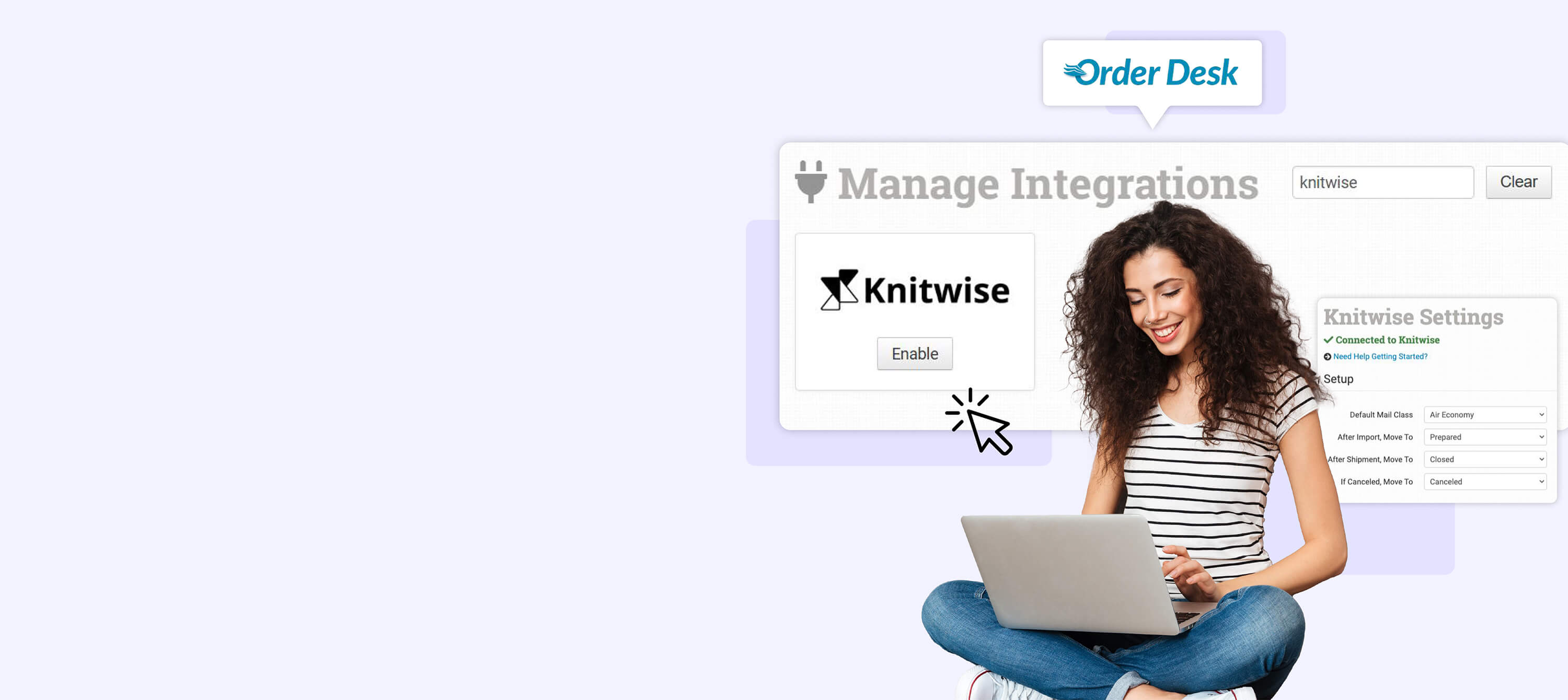 Expand your reach with Knitwise and Order Desk integration