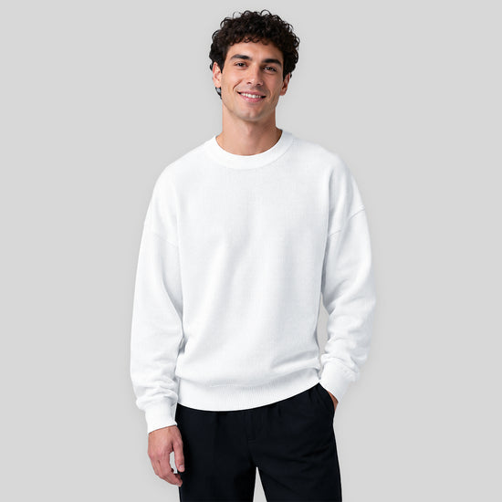 Unisex Crewneck Relaxed Fit Sweater