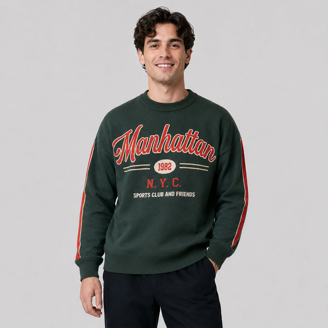 Unisex Crewneck Relaxed Fit Sweater