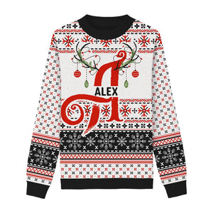 Rudolph Custom Knit Pullover Sweater