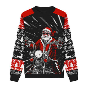 Santa’s Coming to Town Custom Knit Pullover Sweater