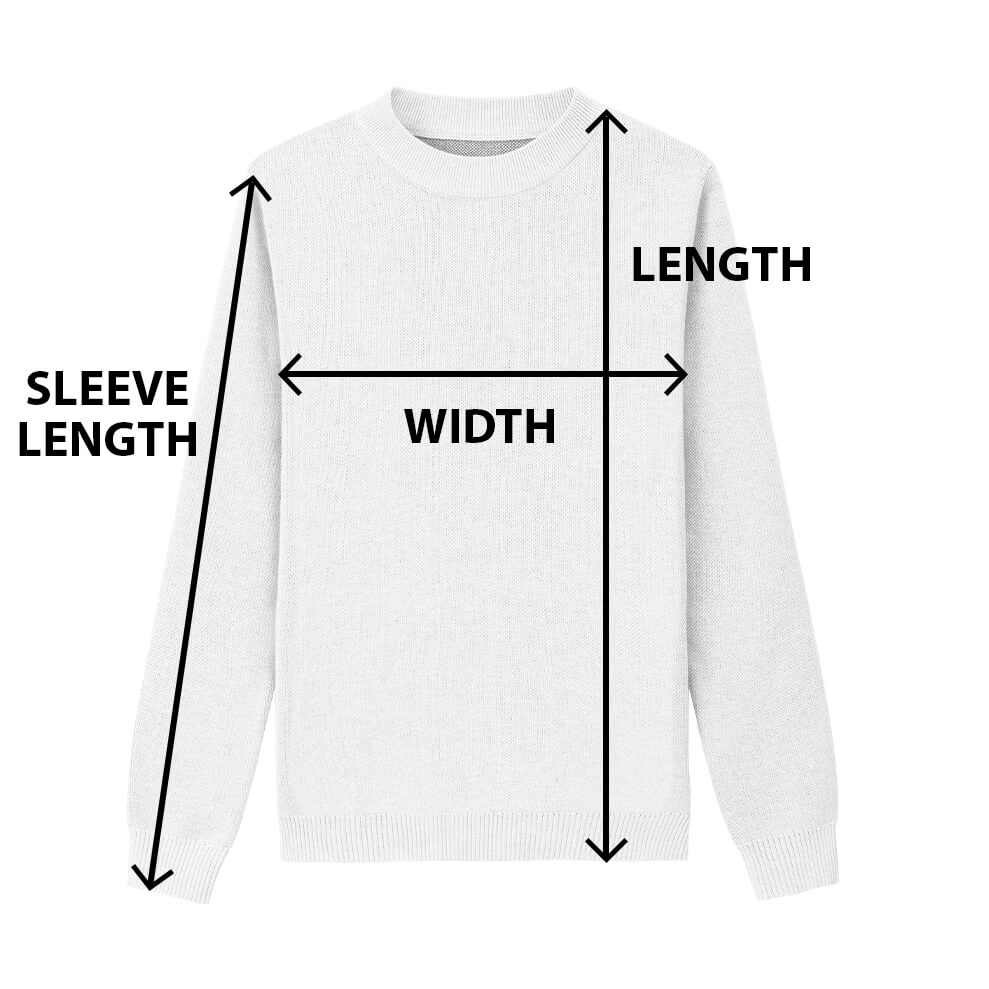 Soft Pink Argyle Sweater Size Chart Measurement Guide