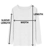Women's Straight Bottom Sweater Size Chart Measurement Guide