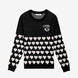 I Heart My Fur Valentine Custom Knit Sweater