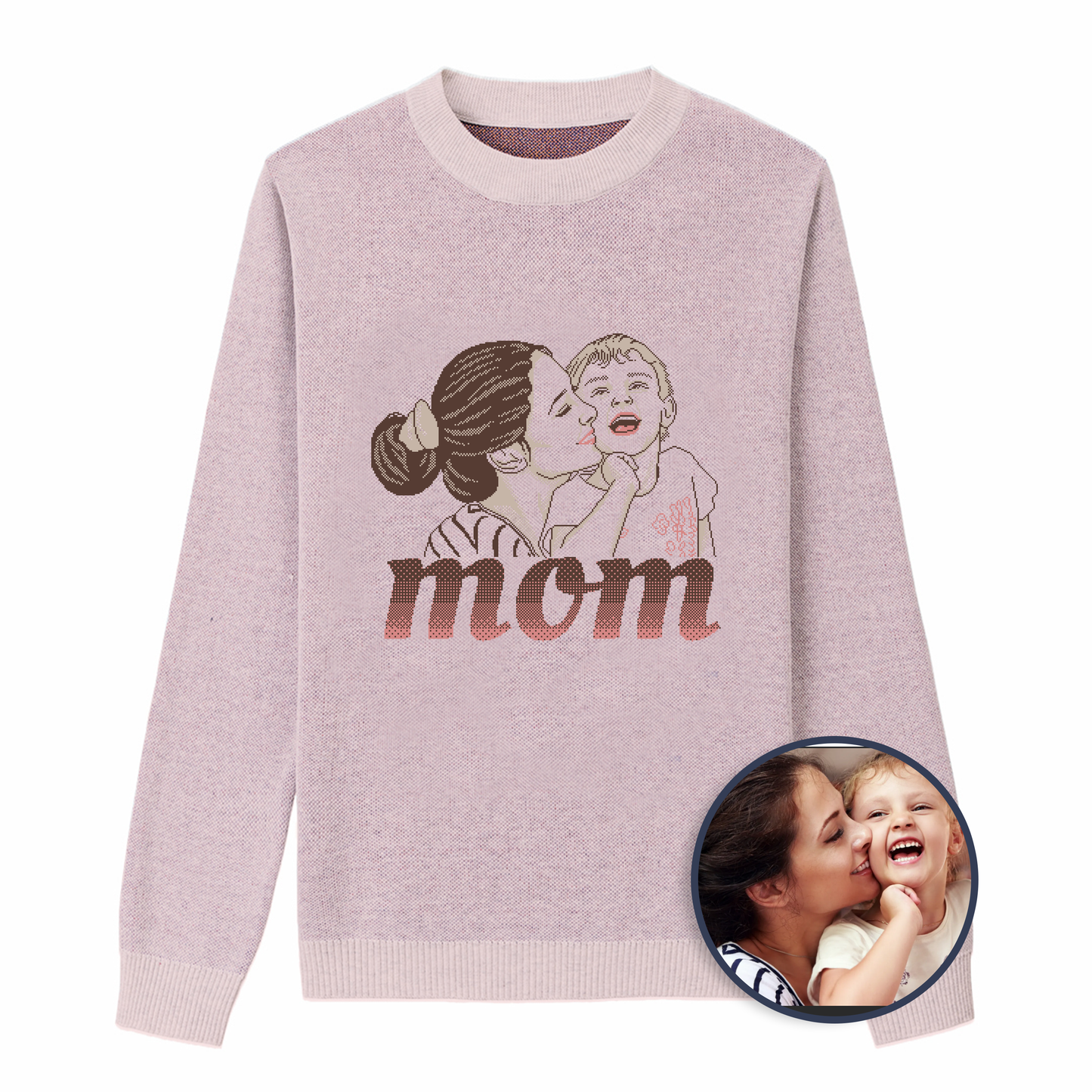 Custom Mom Portrait Sweater