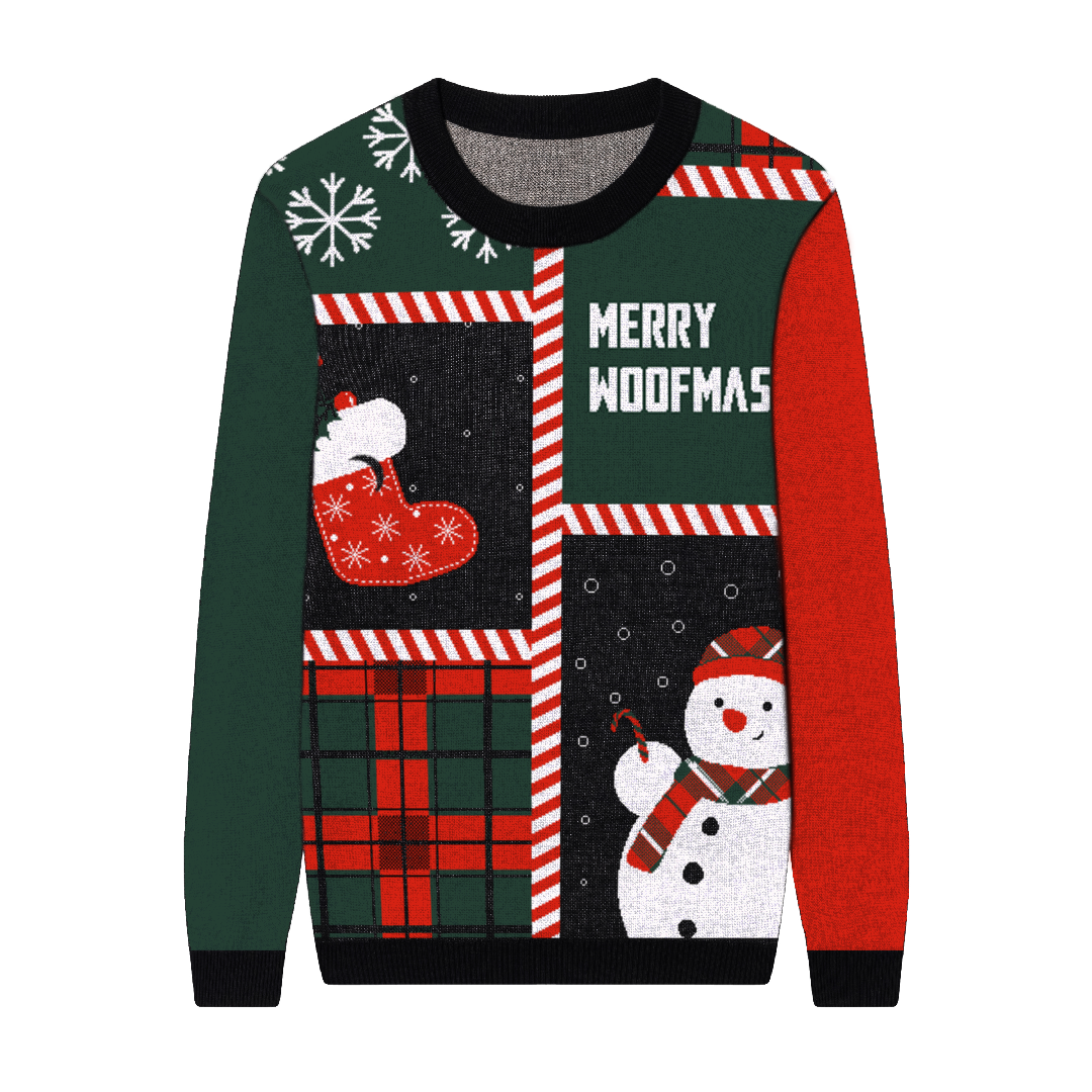 Frosty The Snowman Custom Knit Pullover Sweater