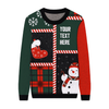 Frosty The Snowman Custom Knit Pullover Sweater