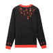 {Back of Year of the Duck Custom Sweater from Knitwise}