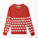 Front of Red Endless Love Sweater from Knitwise