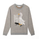 Front of Wrinkle on Wheels Sweater from Knitwise