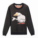 Front of What the Duck Sweater from Knitwise
