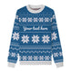 Let It Snow Custom Knit Pullover Sweater
