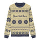 Let It Snow Custom Knit Pullover Sweater