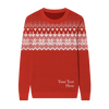 Fair Isle Custom Knit Pullover Sweater