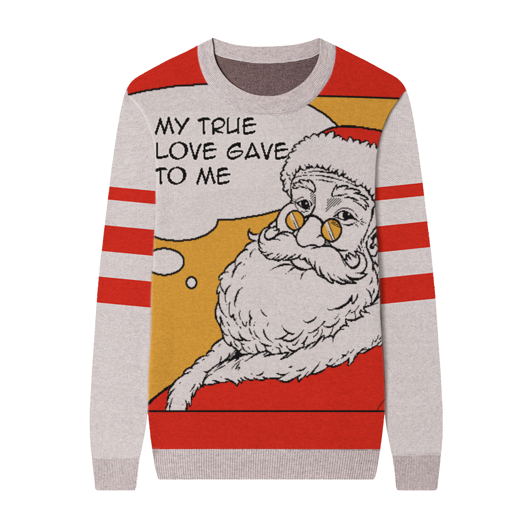 Santa Says Custom Knit Pullover Sweater