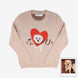 I Love You, Hooman Custom Knit Sweater